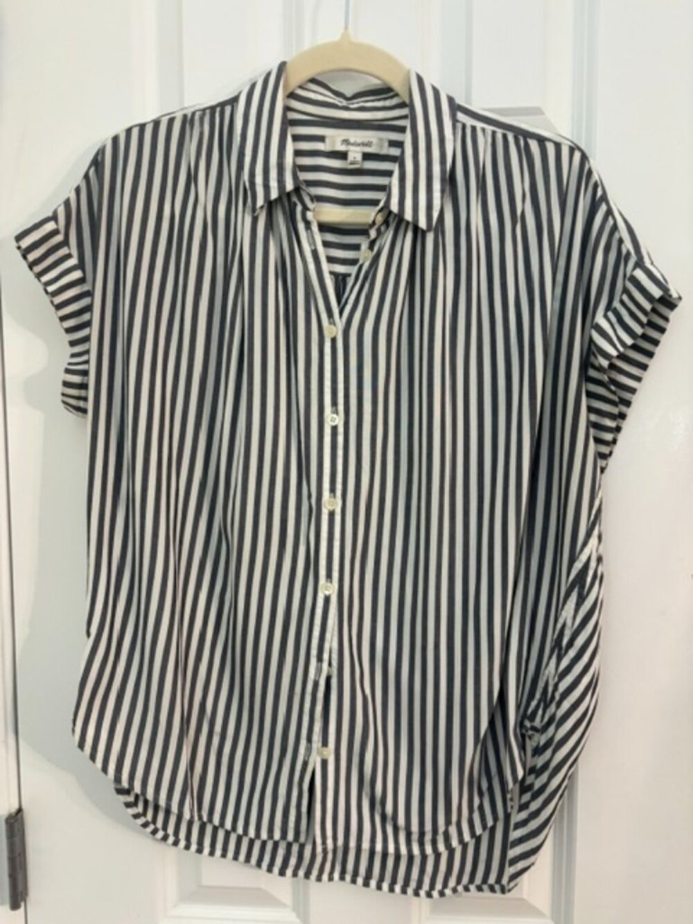 Madewell, Central Shirt, Small, Stipes